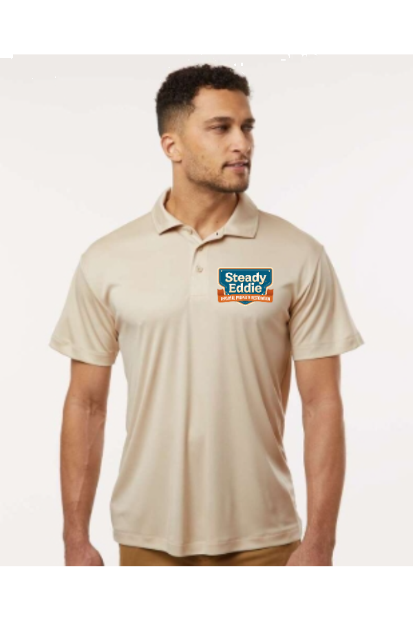 Team 365 Men's Pro-Lock Performance Polo in Sand — 41800