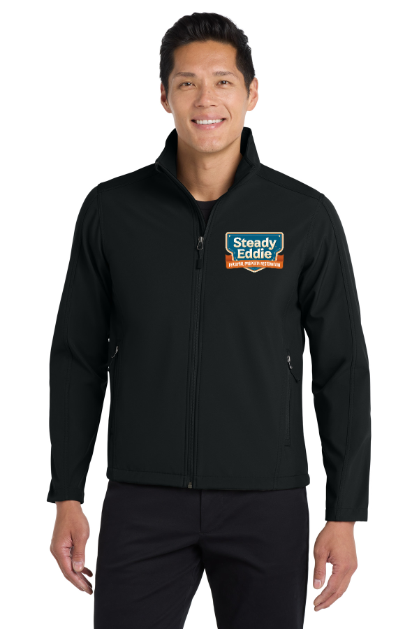 Port Authority Core Soft Shell Jacket in Black — J317