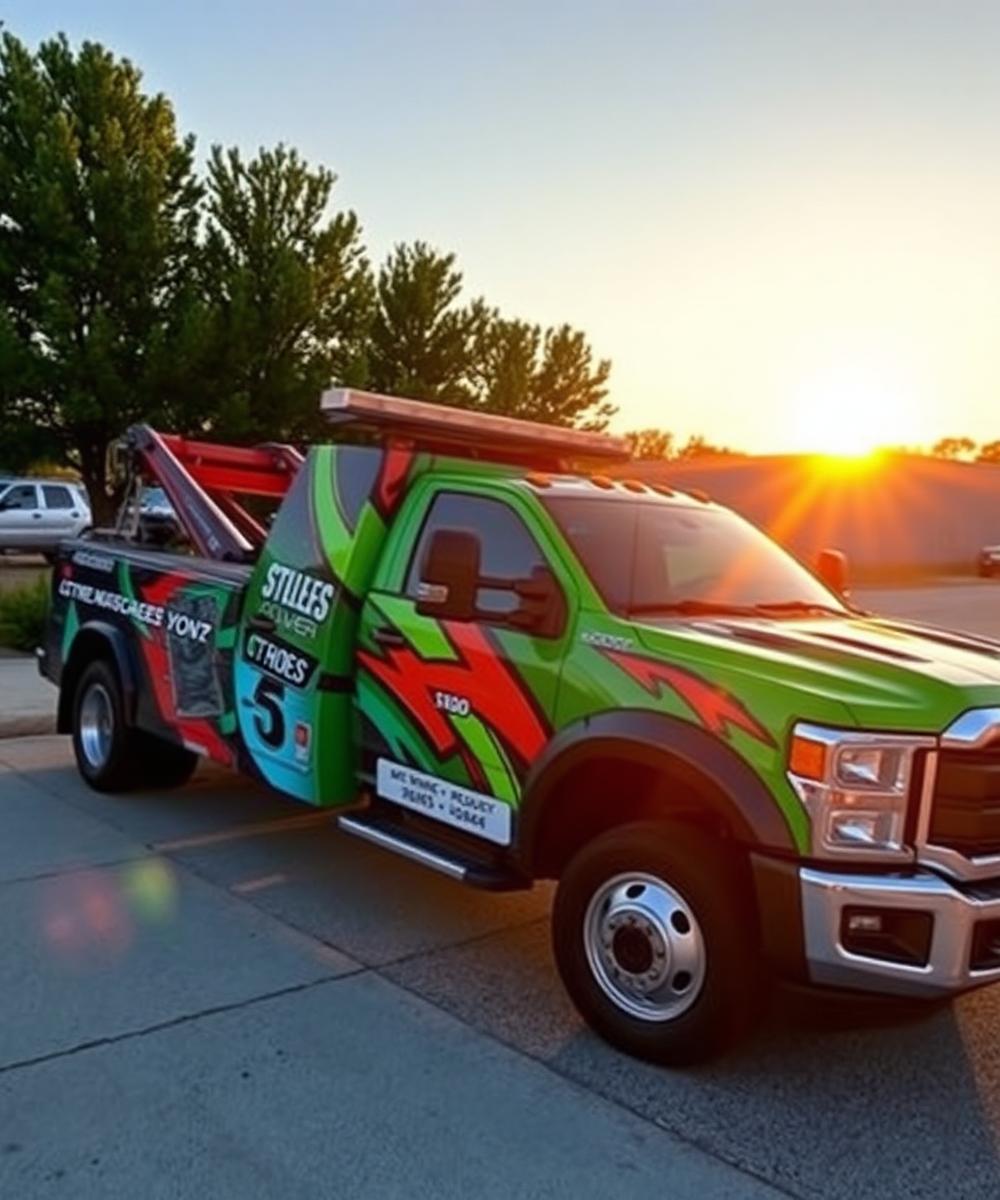 Full color vehicle wrap and fleet graphics